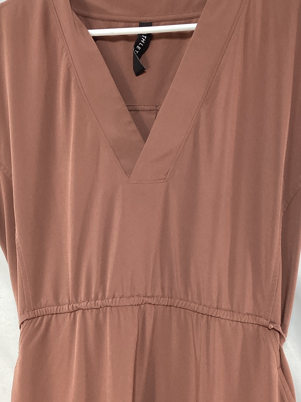 Athleta MT Sleeveless V-Neck Maxi Dress — Warm Brown - Picture 4 of 12